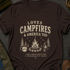 Loves Campfires T-Shirt