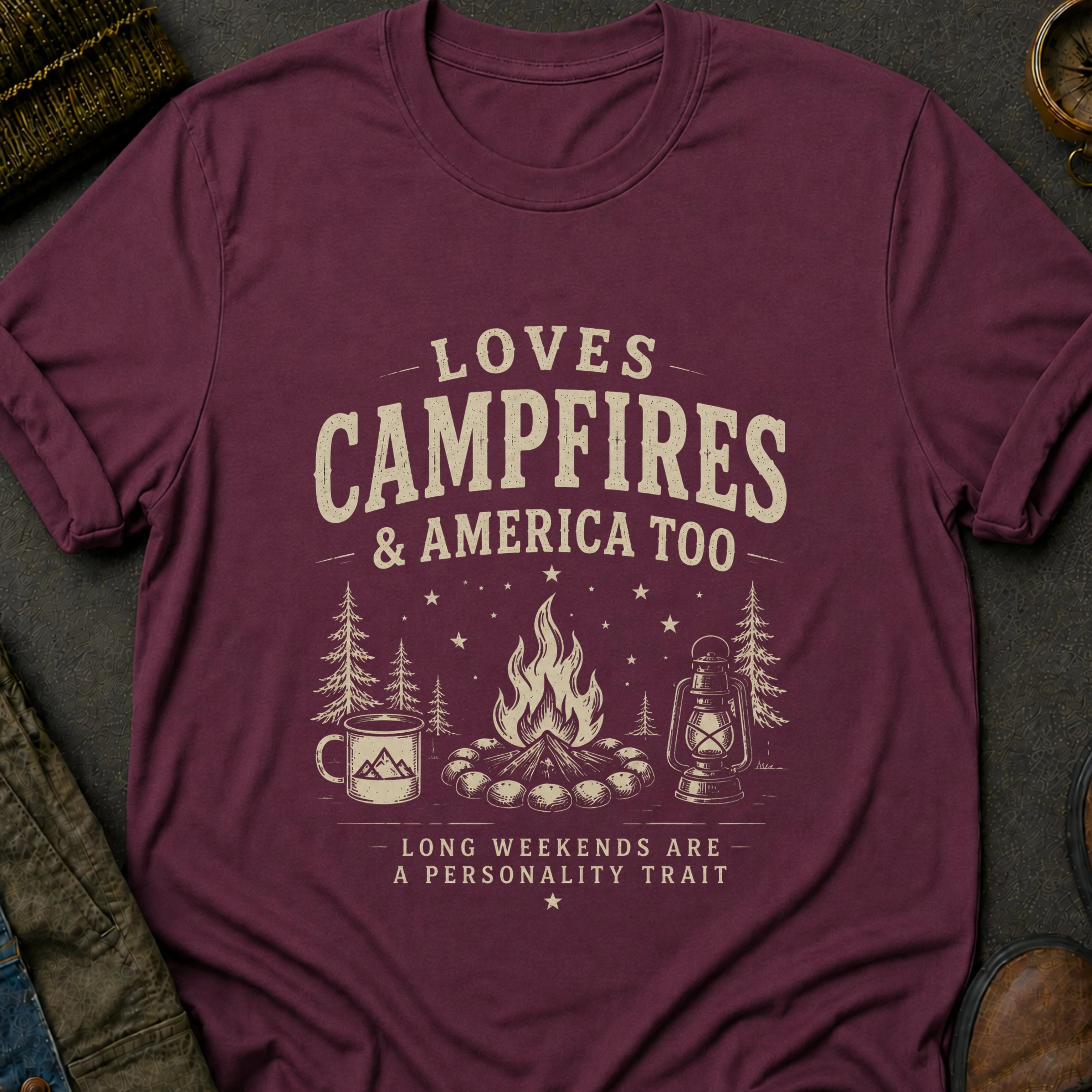 Loves Campfires T-Shirt