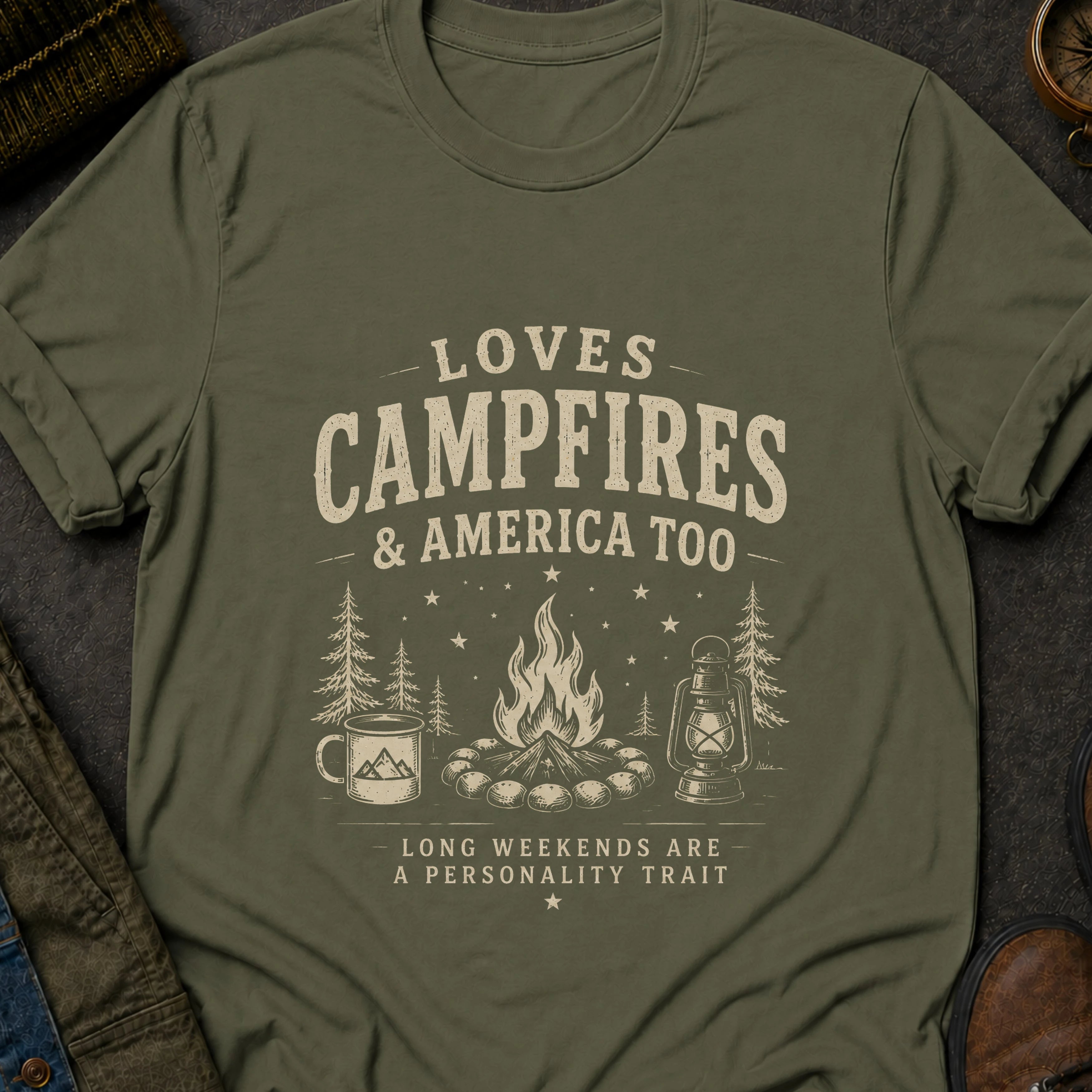 Loves Campfires T-Shirt