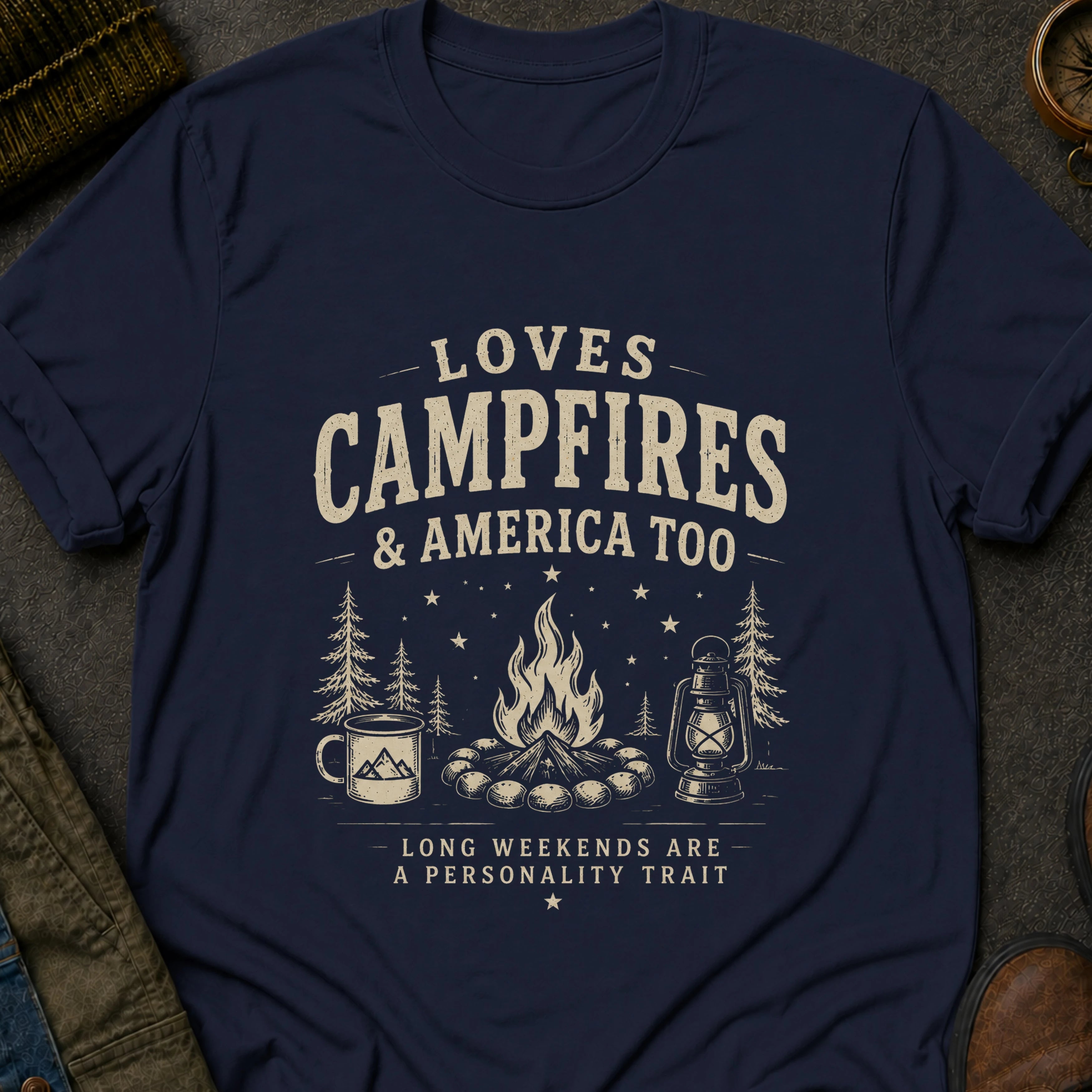 Loves Campfires T-Shirt