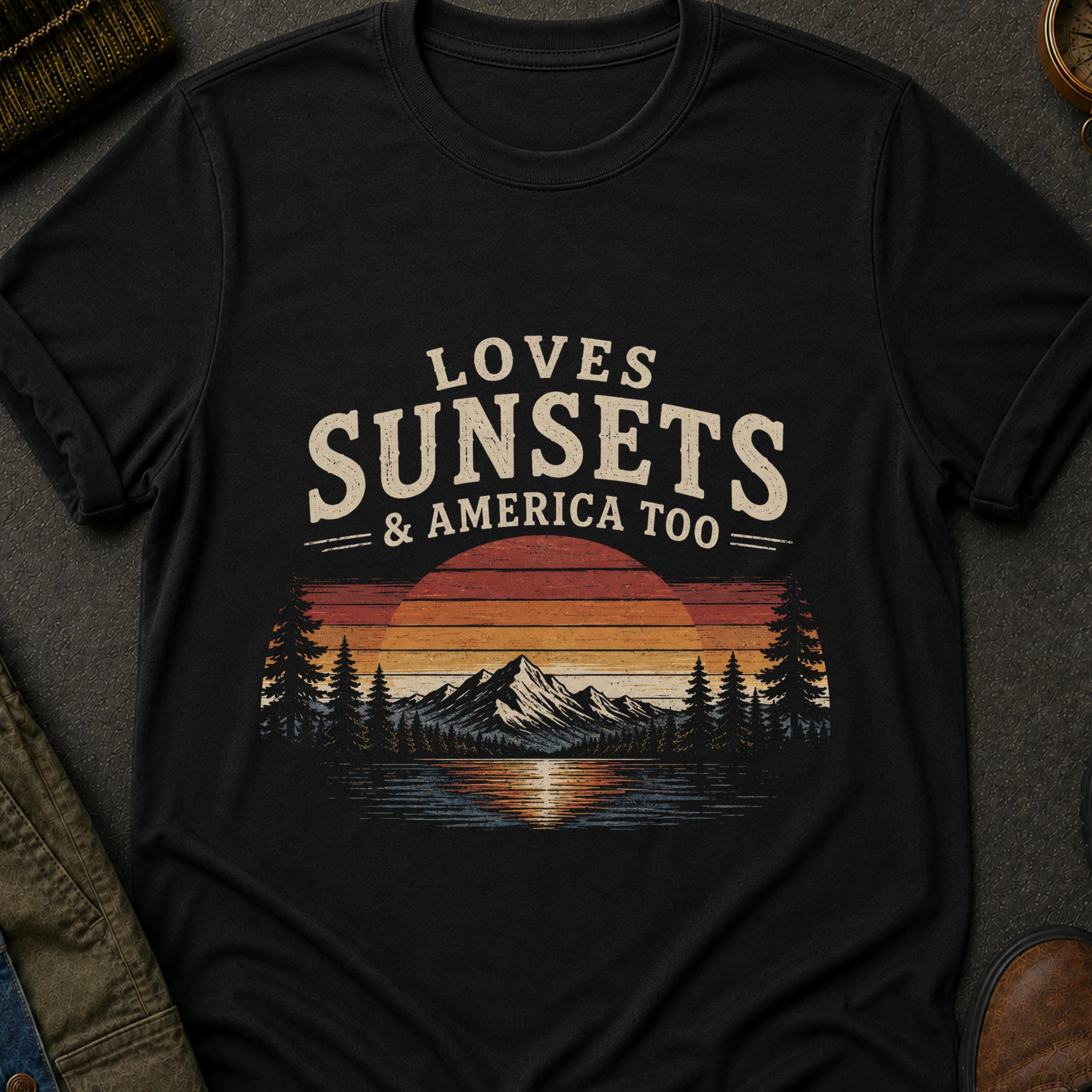 Loves Sunsets T-Shirt