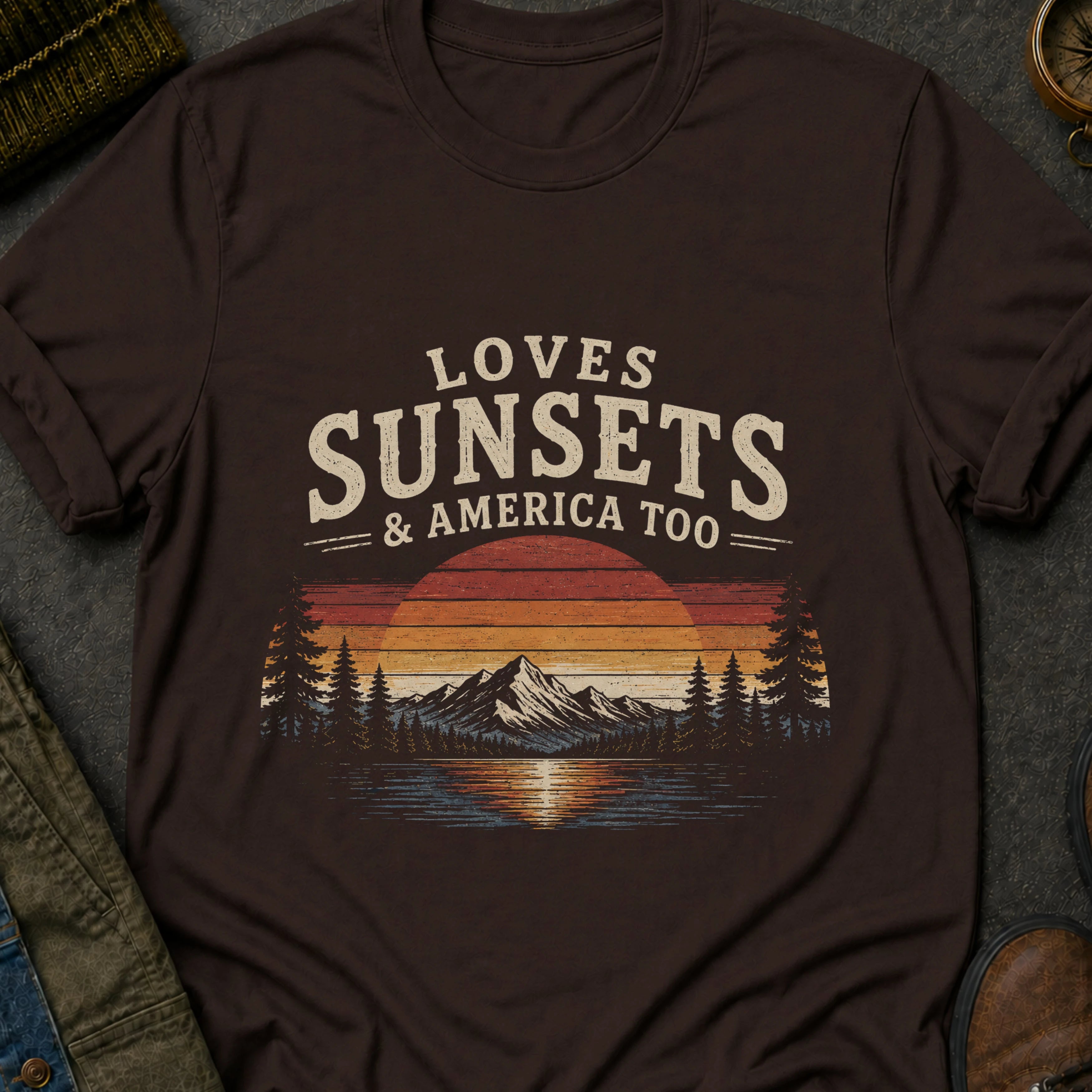 Loves Sunsets T-Shirt