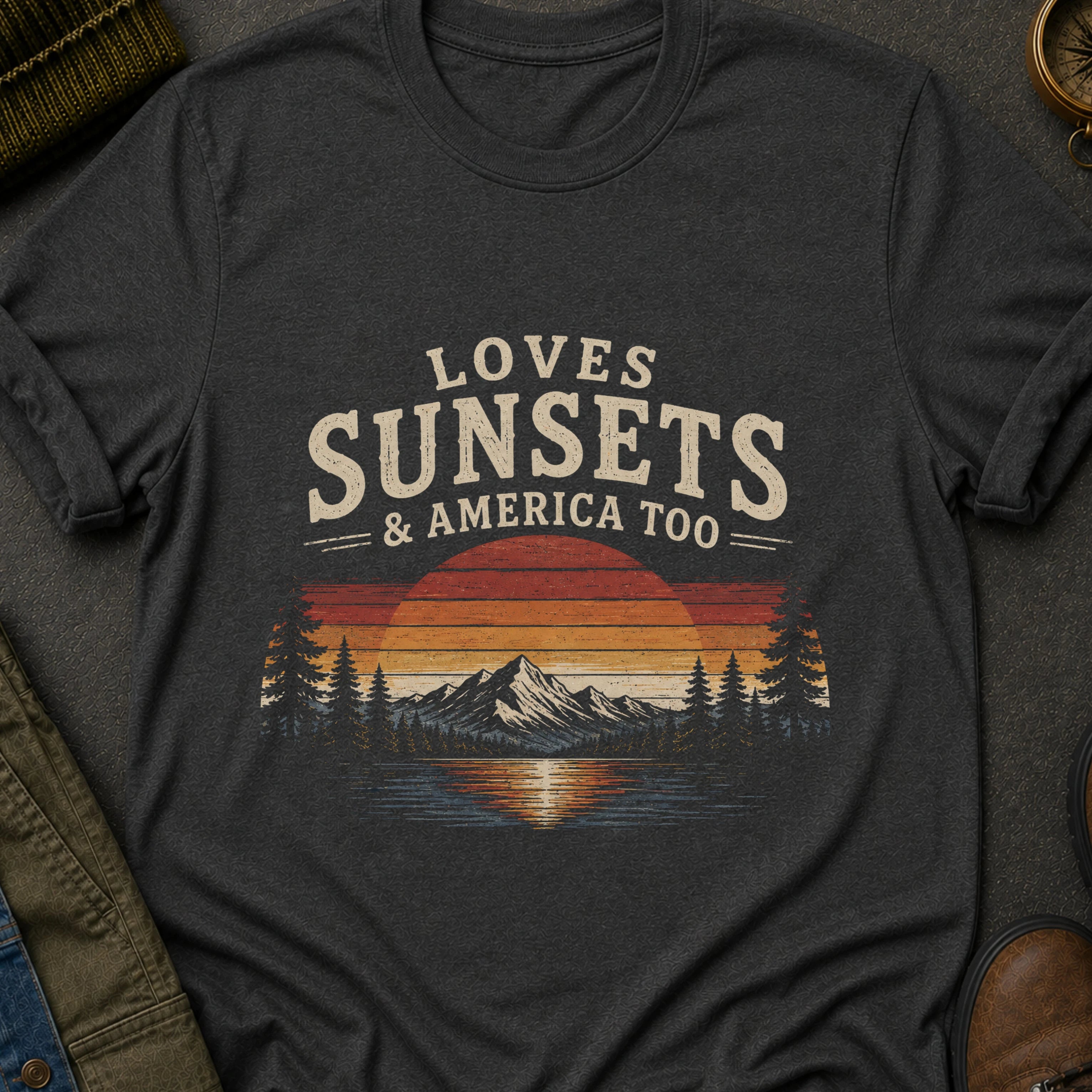Loves Sunsets T-Shirt