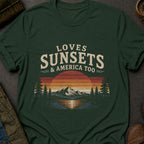 Loves Sunsets T-Shirt