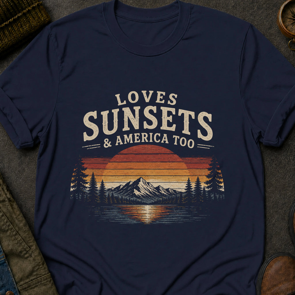 Loves Sunsets T-Shirt
