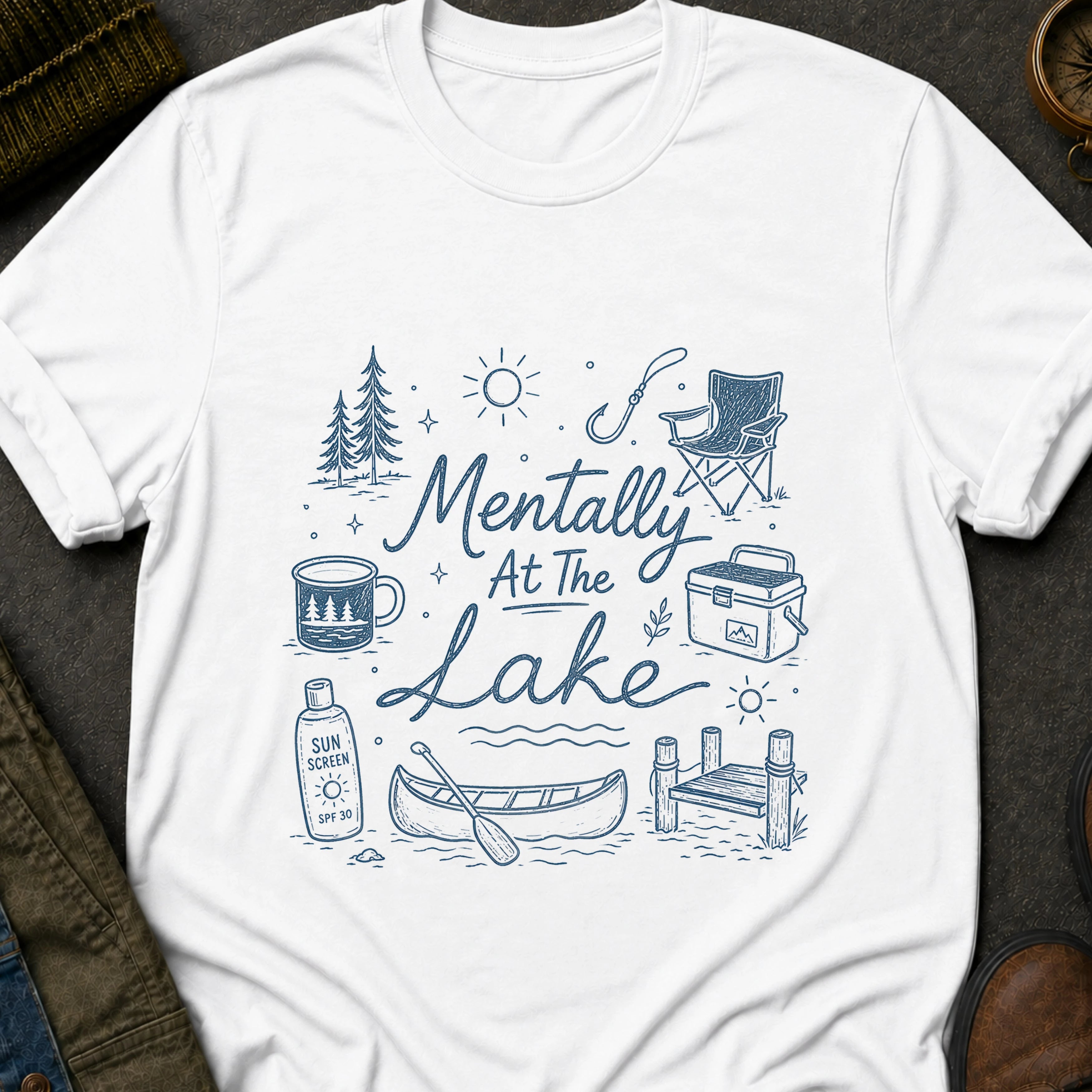 Mentally at the Lake T-Shirt