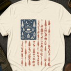 Outdoors American Flag T-Shirt